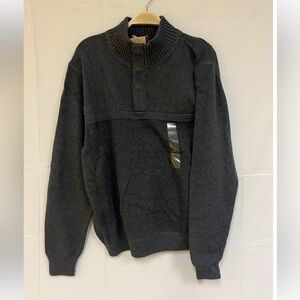NEW MENS REDHEAD SWEATER GRAY SIZE: L